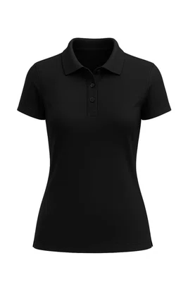Camisa Gola Polo Feminina Básica Lisa
