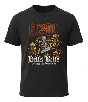 Camiseta Ac/Dc - 100% Algodão Premium - Modelo 1