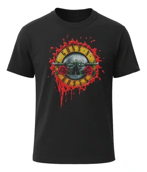 Camiseta Guns N Roses - 100% Algodão Premium - Modelo 1